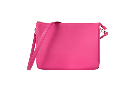 #9 Hot Pink Padded Crossbody Techie