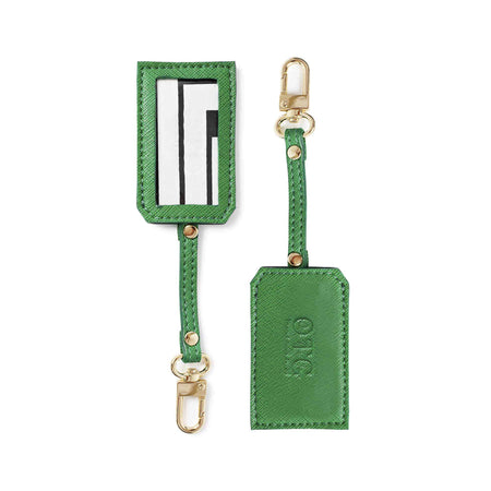 Mini Luggage Tag Green