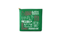 #3 Green Masters Words Pouch