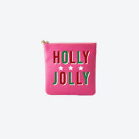 #3 Hot Pink Holly Jolly Pouch