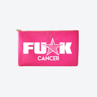 #5 Hot Pink F Cancer Clutch