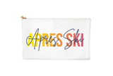 #5 White Apres Ski Clutch