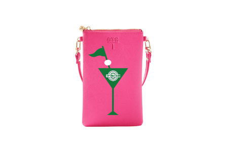#1 Hot Pink 19th Hole Crossbody Wristlet