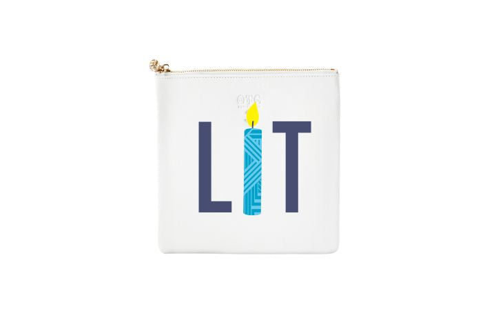 #3 White Lit Pouch