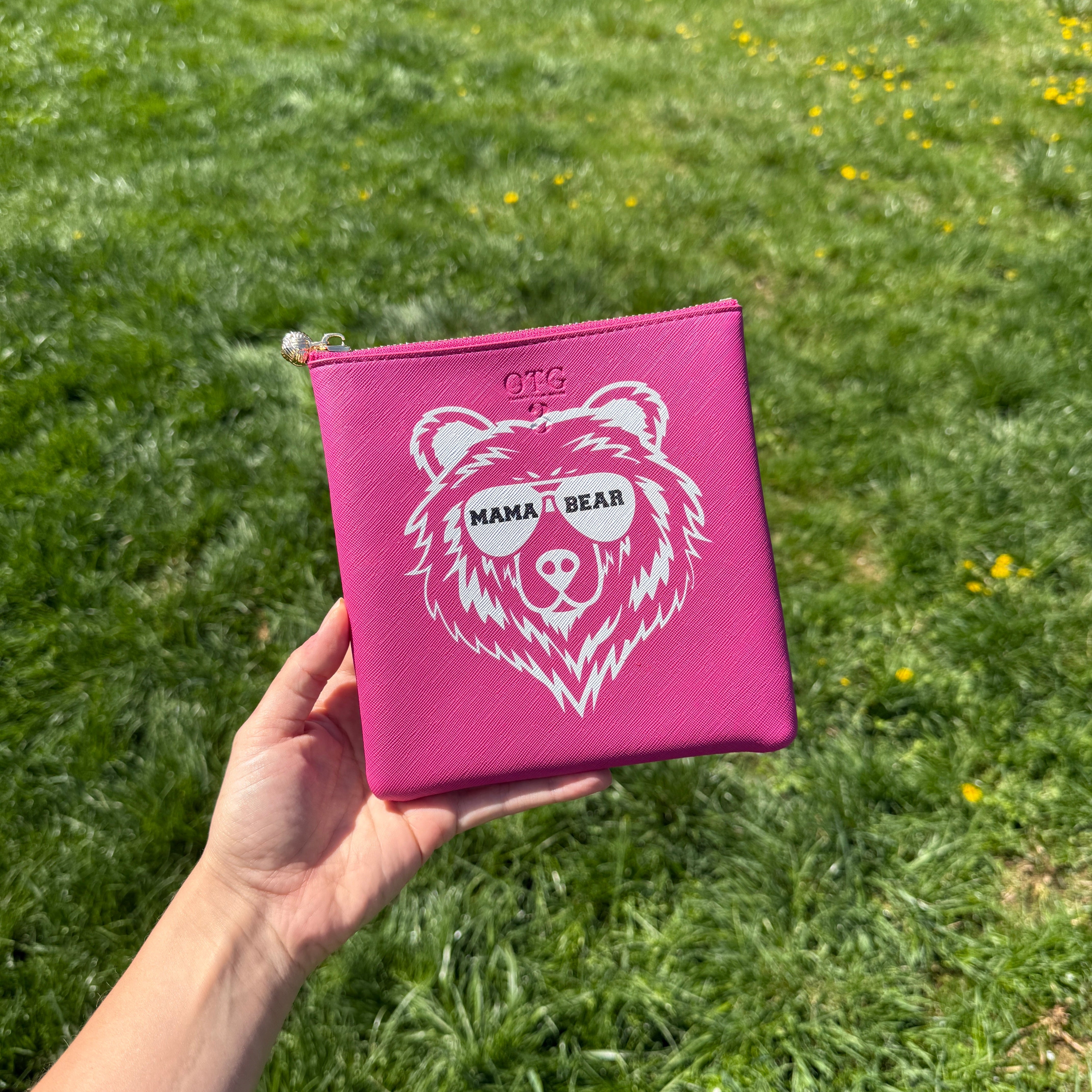 #3 Mama Hot Pink Pouch