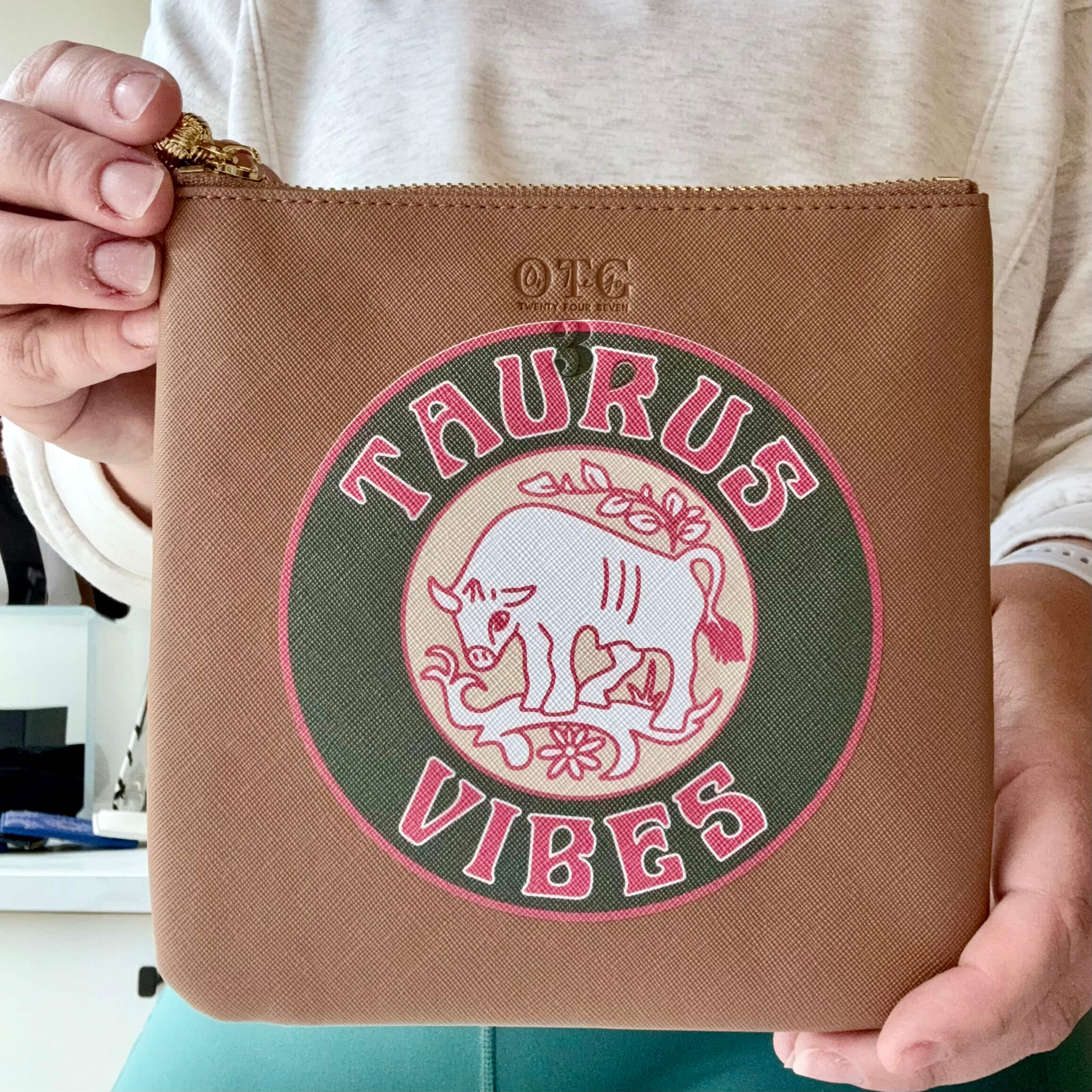 #3 Tan Taurus Pouch
