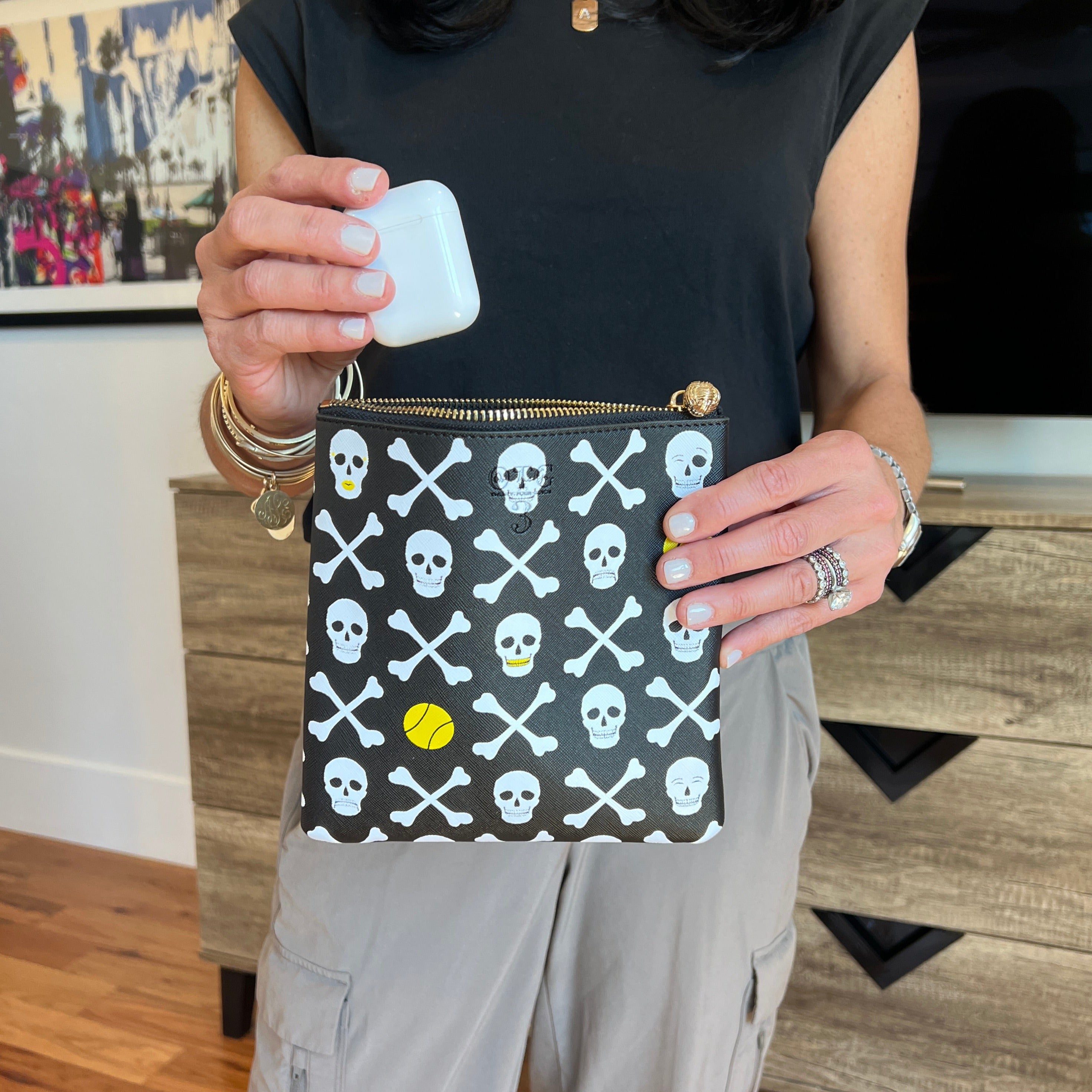 #3 Holly Skull Tennis Pouch