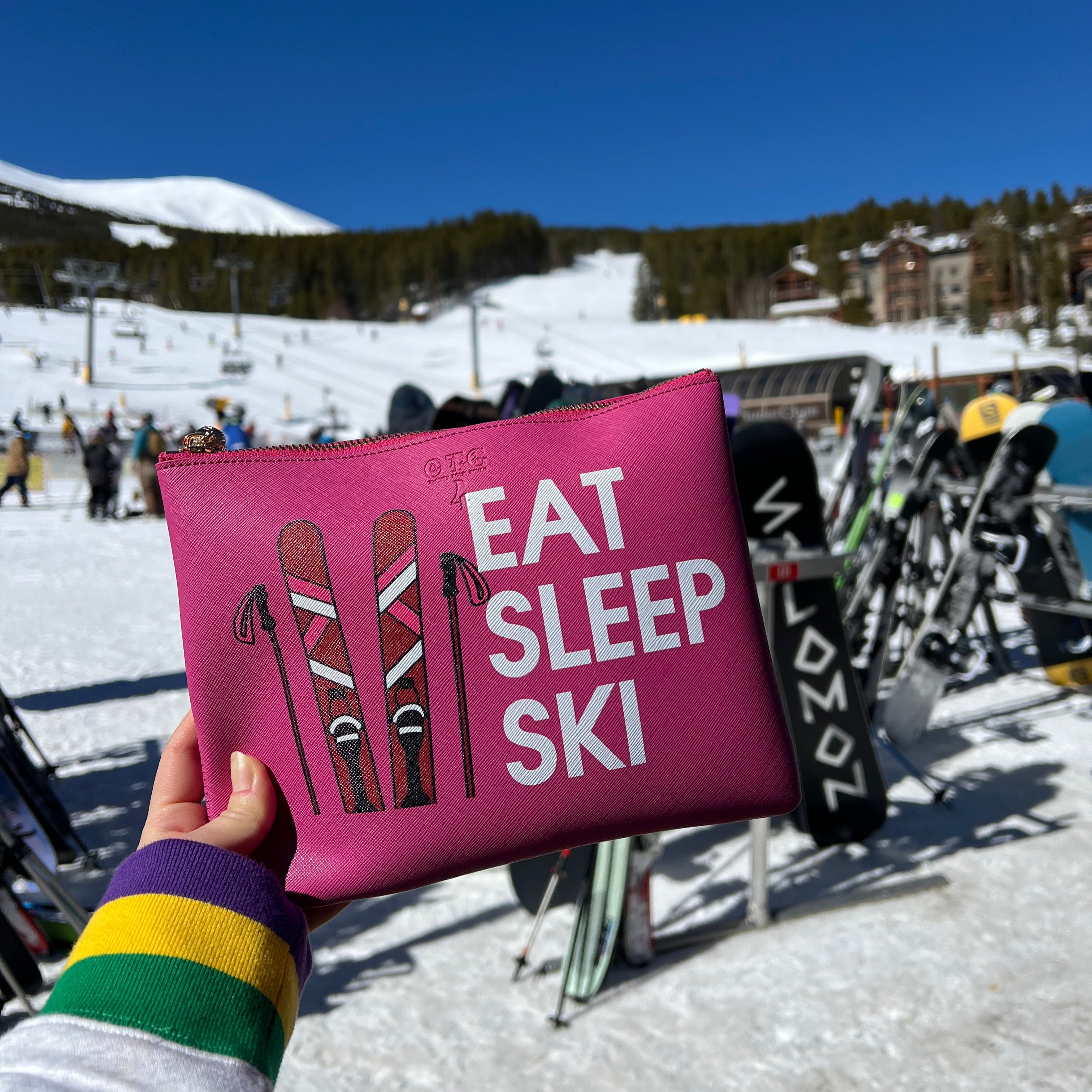 #4 Eat Sleep Ski Pouch