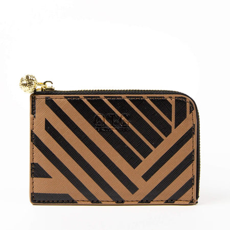 Card Case Shay Stripe Tan