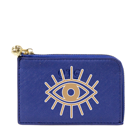 Card Case Navy Sabra Eye