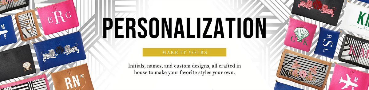 Browse all OTG|247 bags featuring personalization.