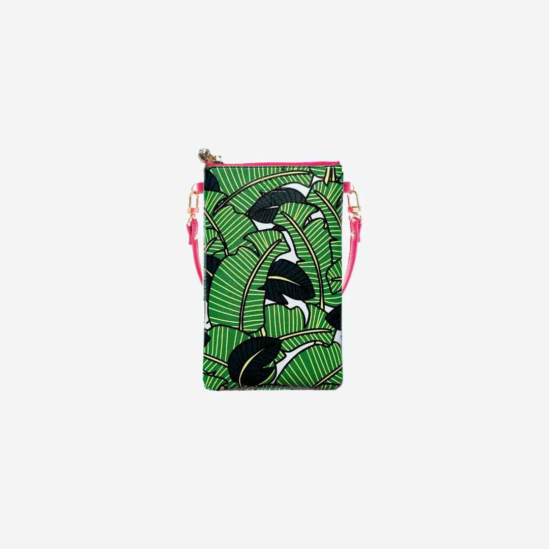 #1 Green Becky Banana Crossbody, front view