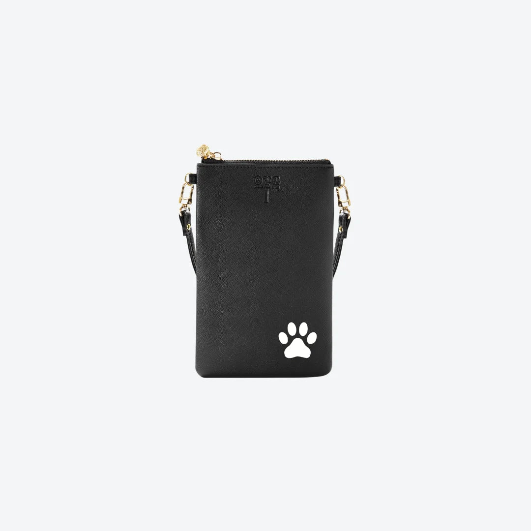 #1 Black Paw Crossbody/Wristlet