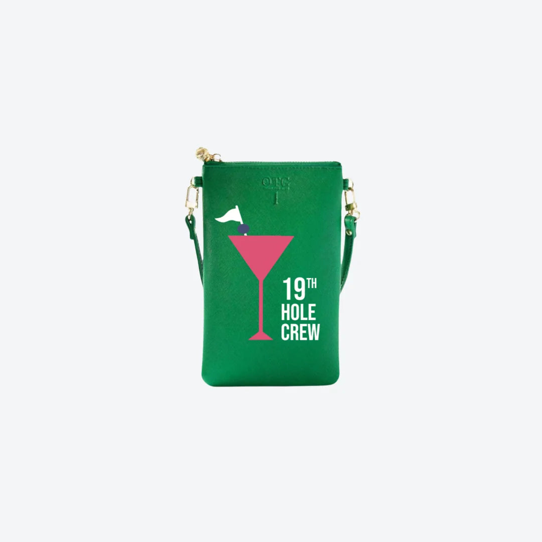 #1 Green 19th Hole Crew Crossbody Wristlet