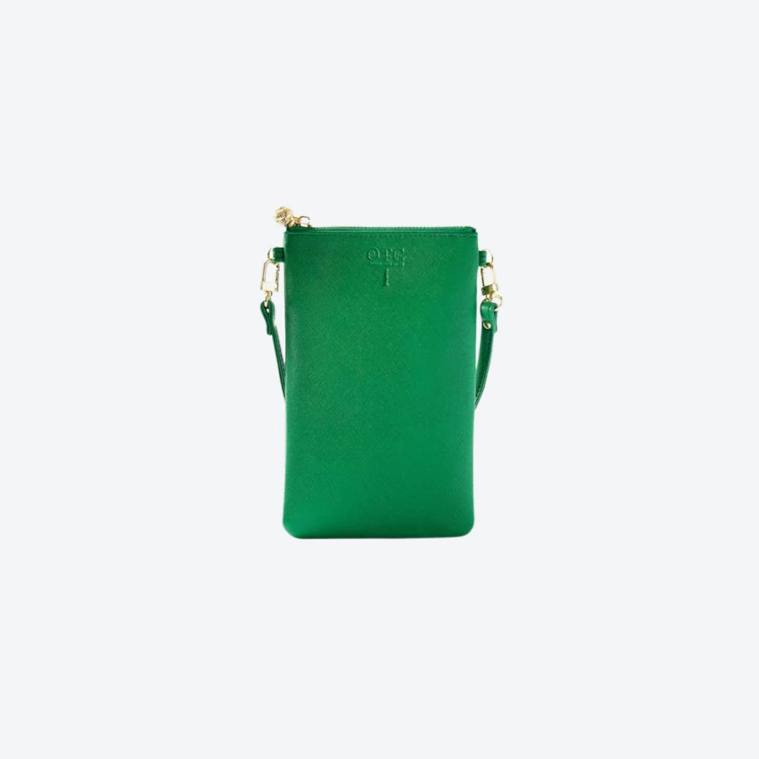 #1 Green Crossbody Wristlet