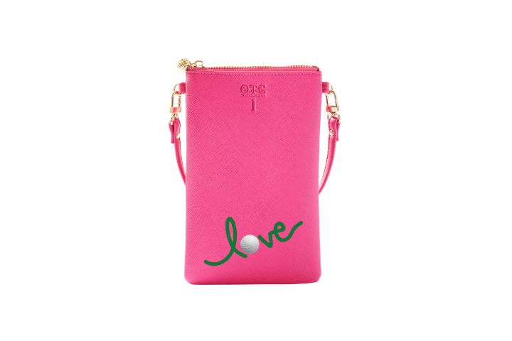 #1 Hot Pink Golf Love Crossbody Wristlet
