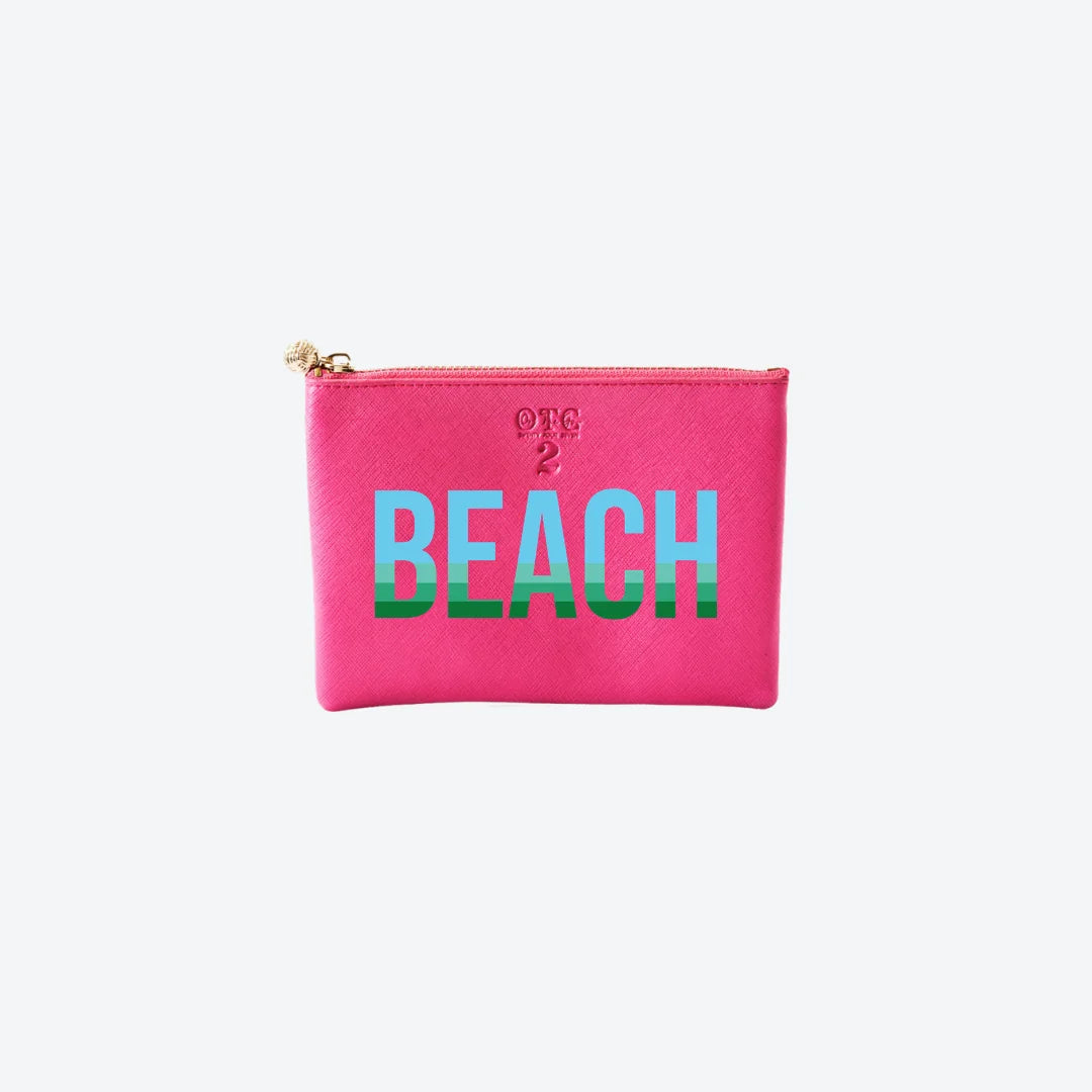 #2 Hot Pink Beach Pouch