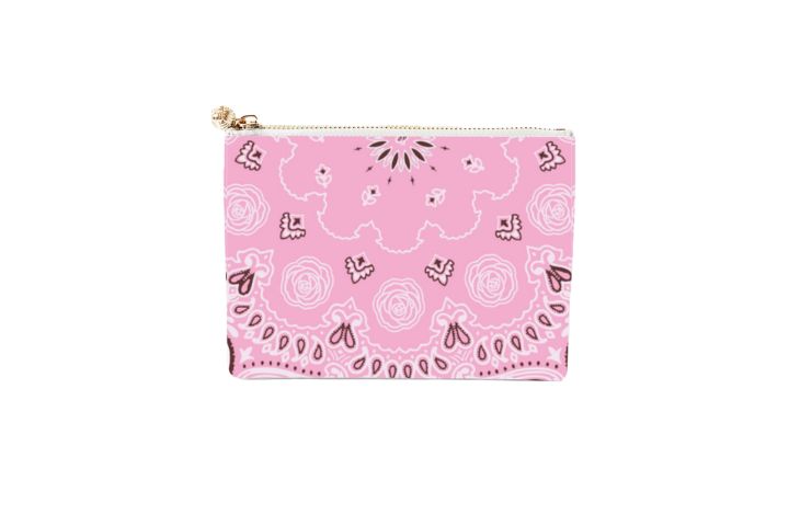 #2 Meeghan Bandana Pink Pouch