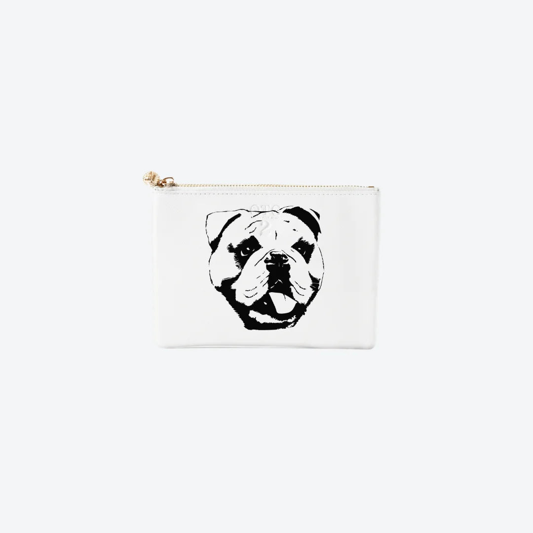 #2 White Bulldog Pouch