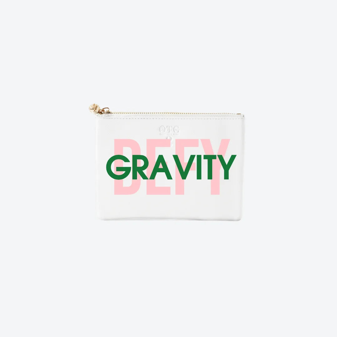 #2 White Defy Gravity Pouch