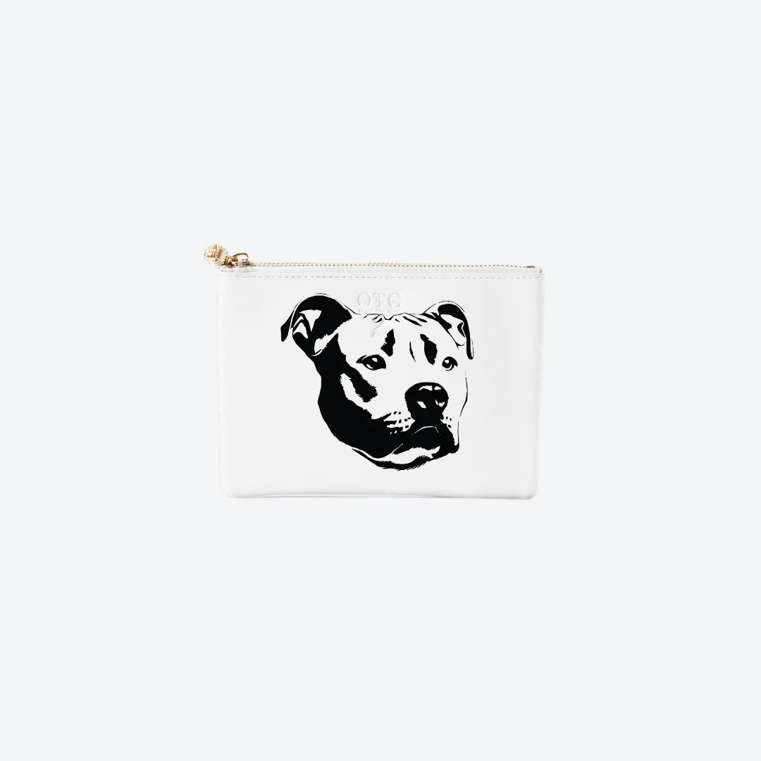 #2 White Pitbull Pouch