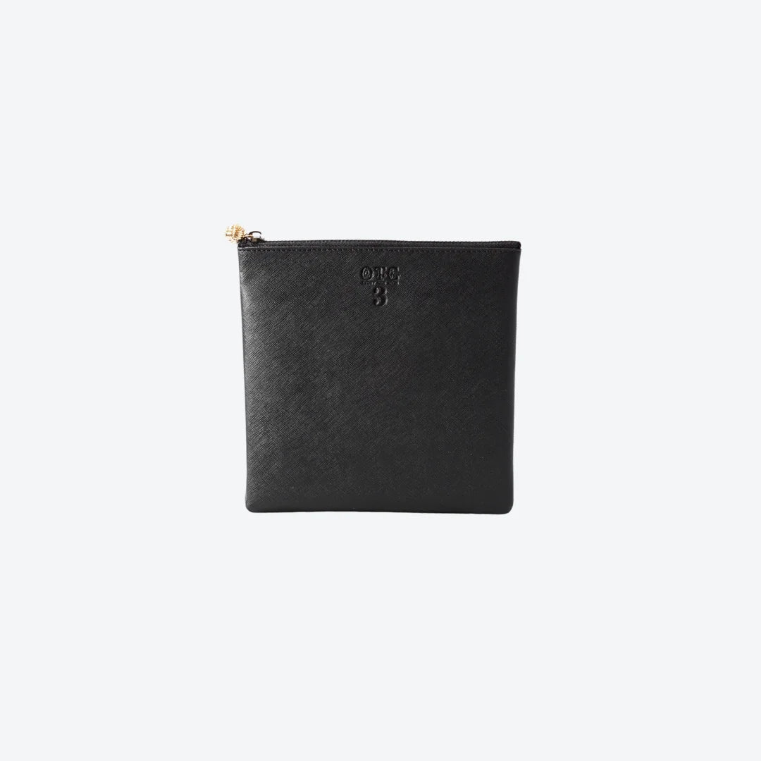 #3 Black Pouch, front view