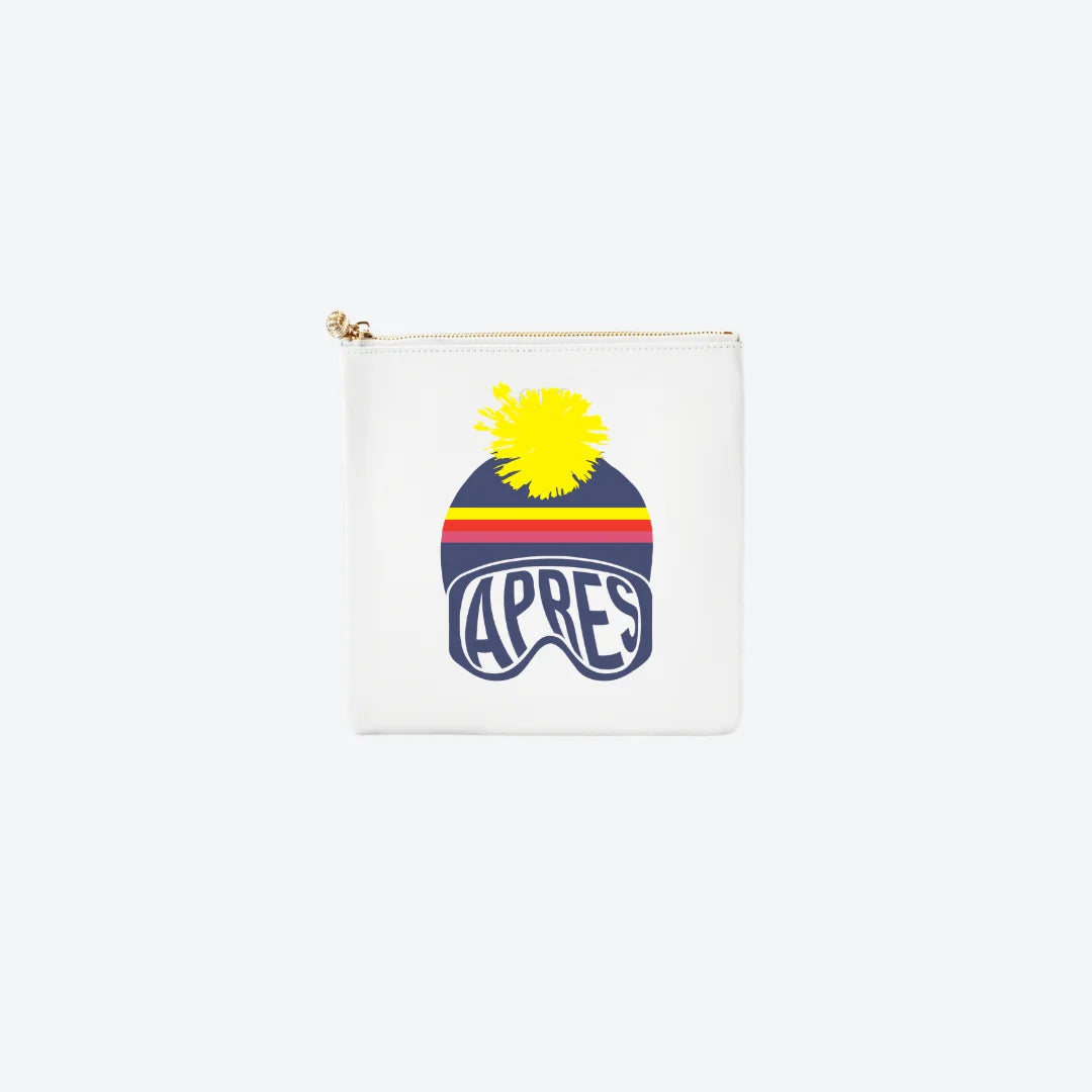 #3 White Apres Ski Bunny Pouch