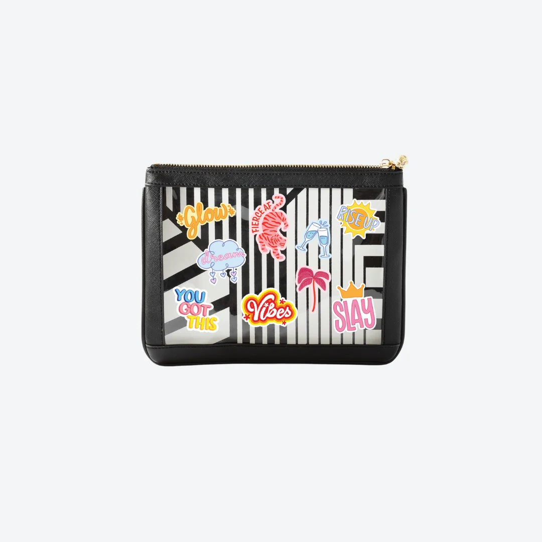 #4 Nudie Black Pos Vibes Pouch