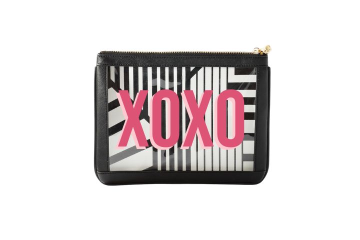 #4 Nudie Black XO Pouch