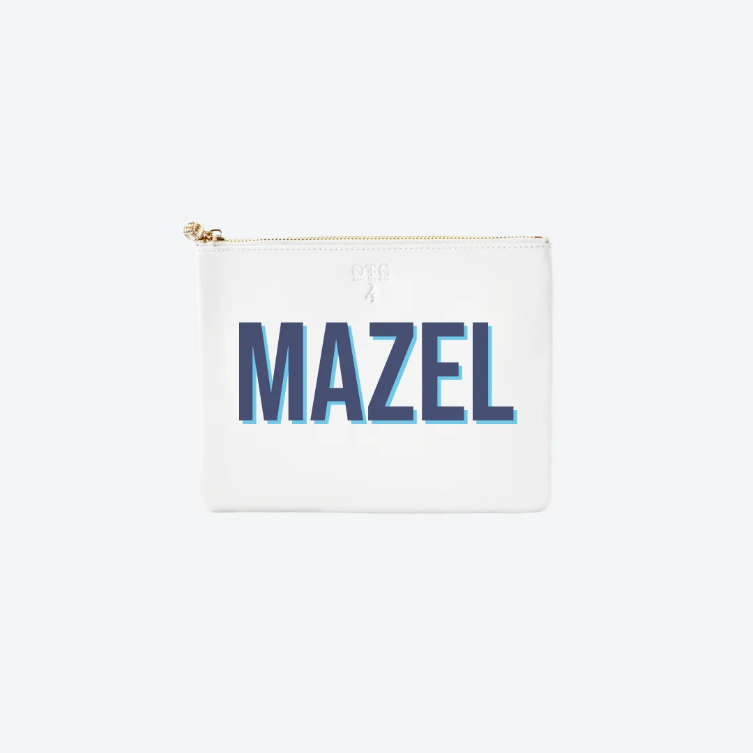 #4 White Mazel Pouch