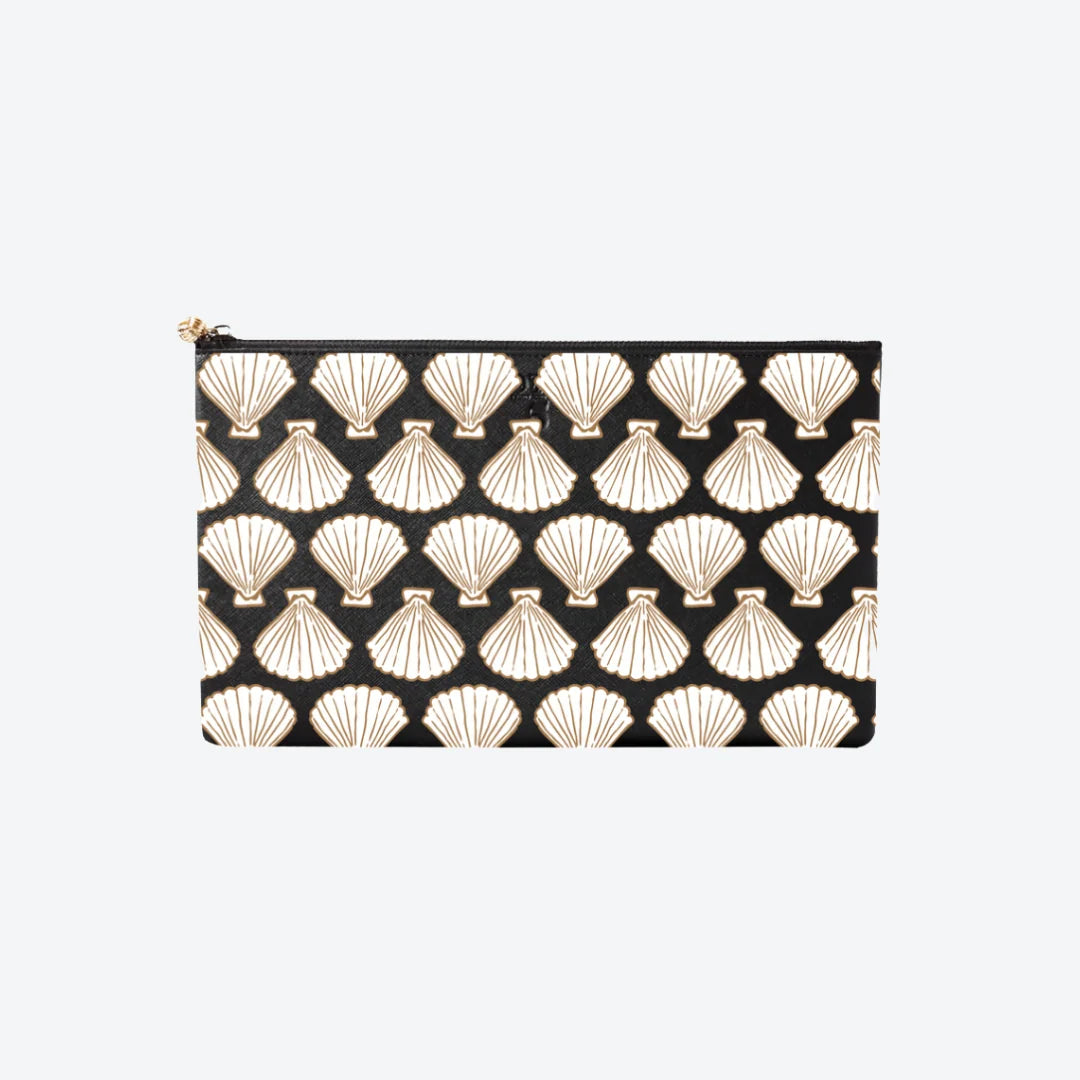 #5 Elle Shell Black Clutch