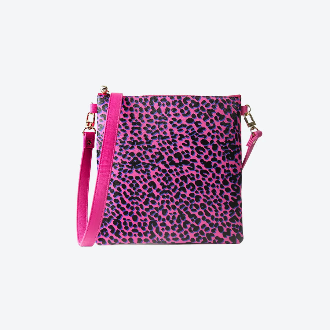 #6 Cece Cheetah Crossbody, front view