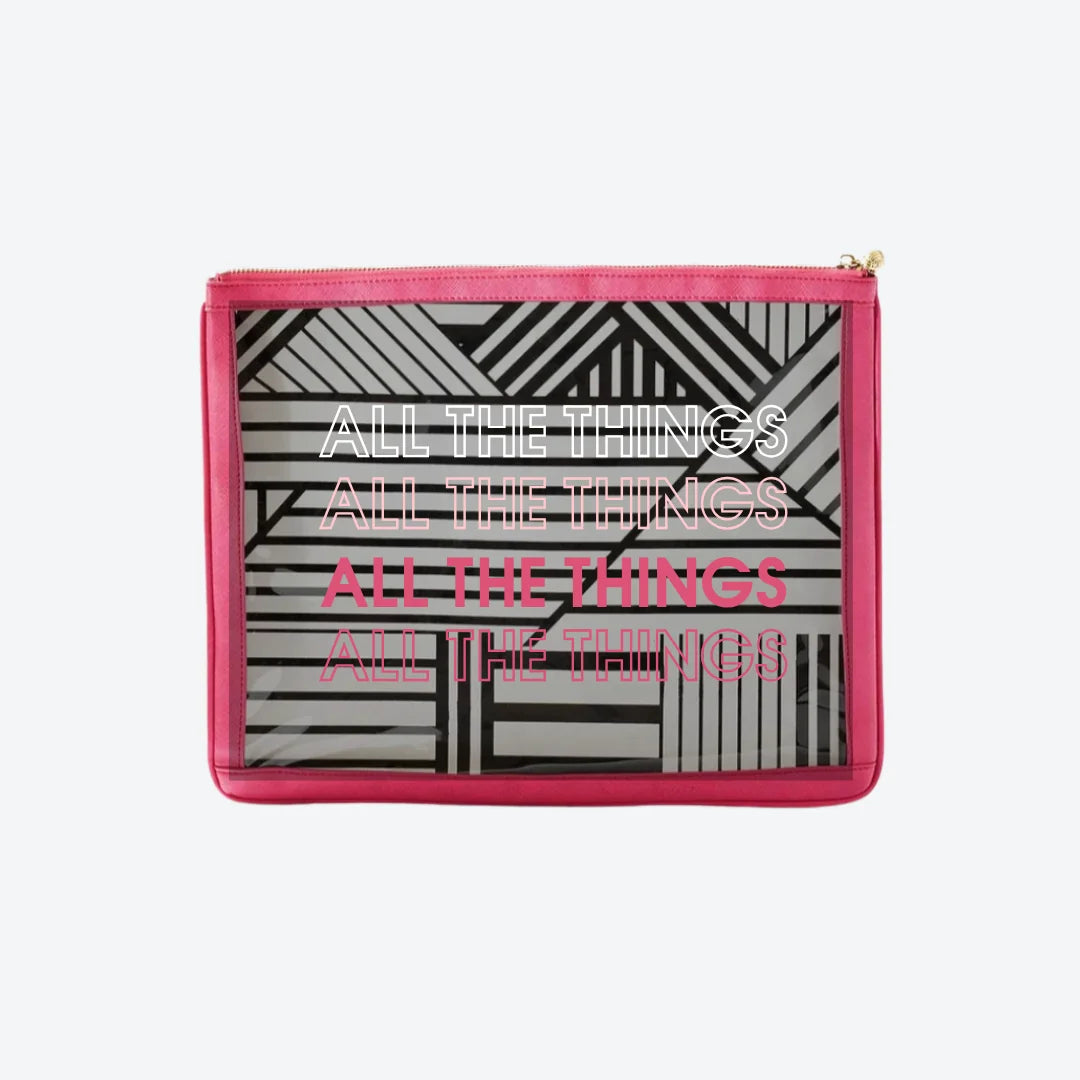 #8 Nudie Hot Pink All Things Pouch