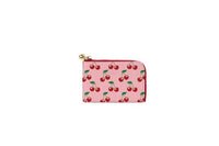 Card Case Cherries Hot Pink