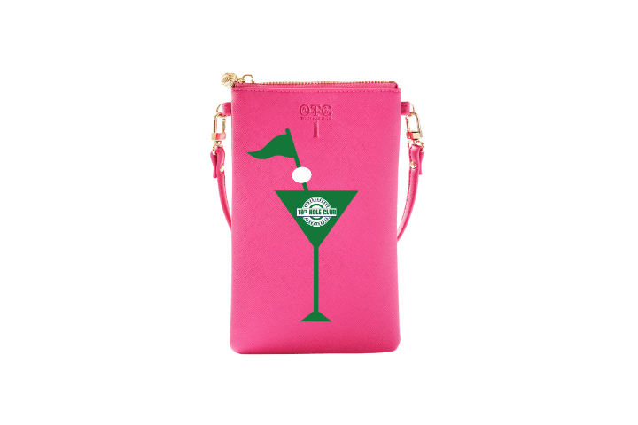 #1 Hot Pink 19th Hole Crossbody Wristlet