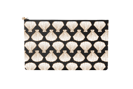 #5 Elle Shell Black Clutch