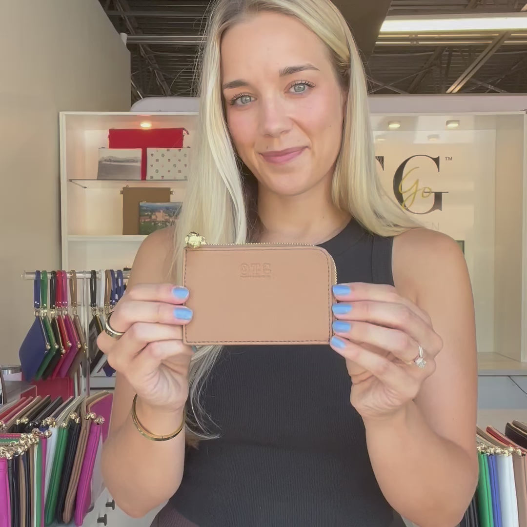 Load video: Card Case Tan
