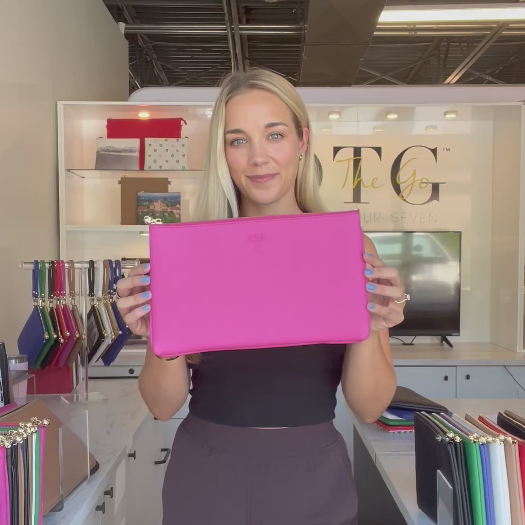 Load video: #5 Hot Pink Clutch