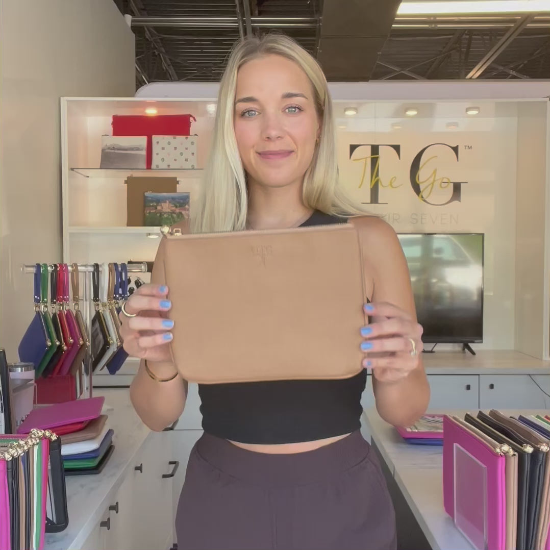 Load video: #4 Nudie Tan Pouch
