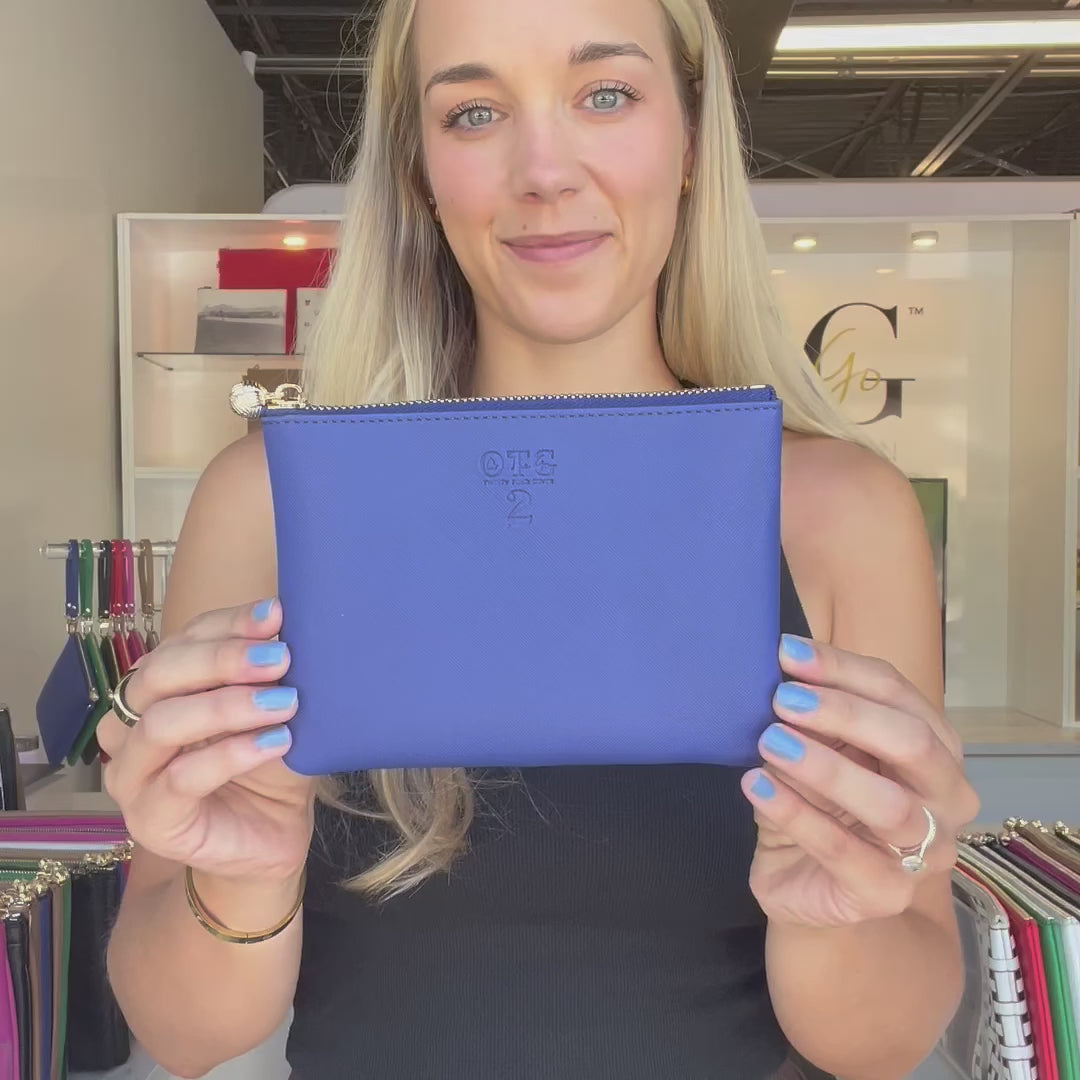 Load video: #2 Navy Pouch