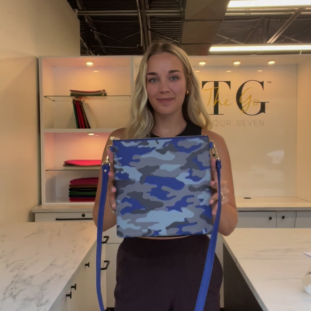 Load video: #6 Abby Camo Crossbody