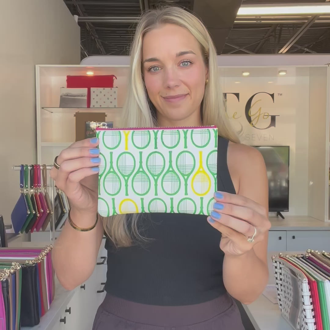 Load video: #2 Caren Racquet Pouch