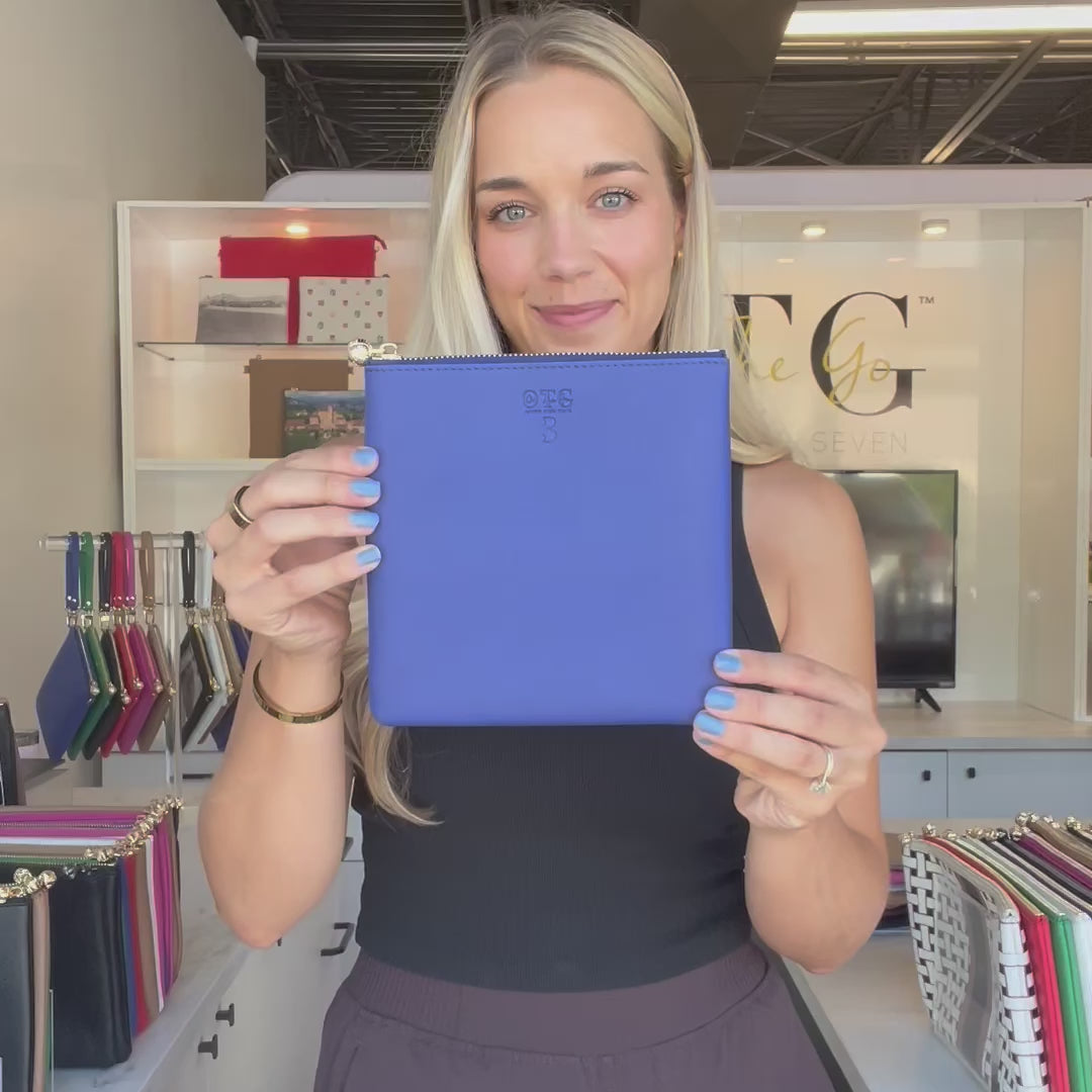 Load video: #3 Navy Gemini Pouch