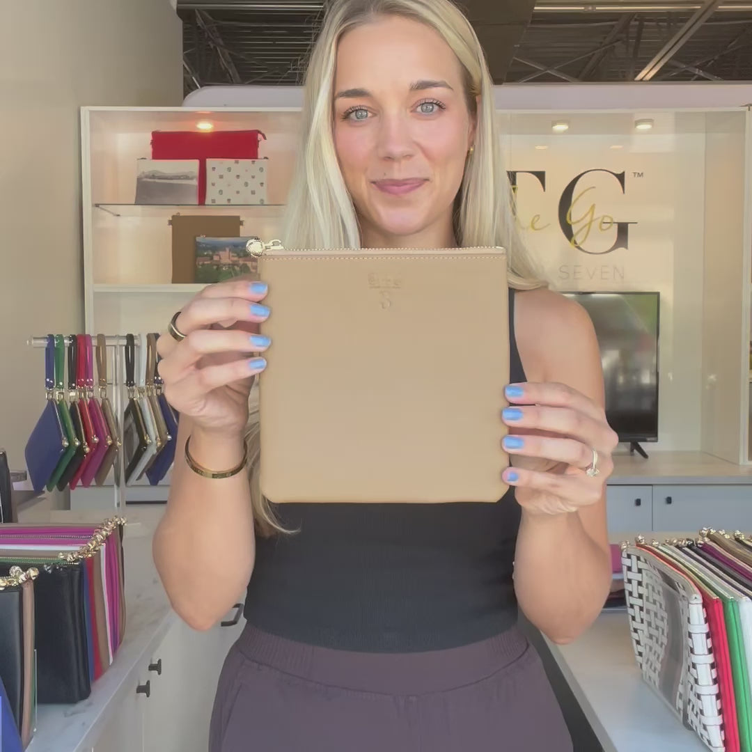 Load video: #3 Tan Scorpio Pouch
